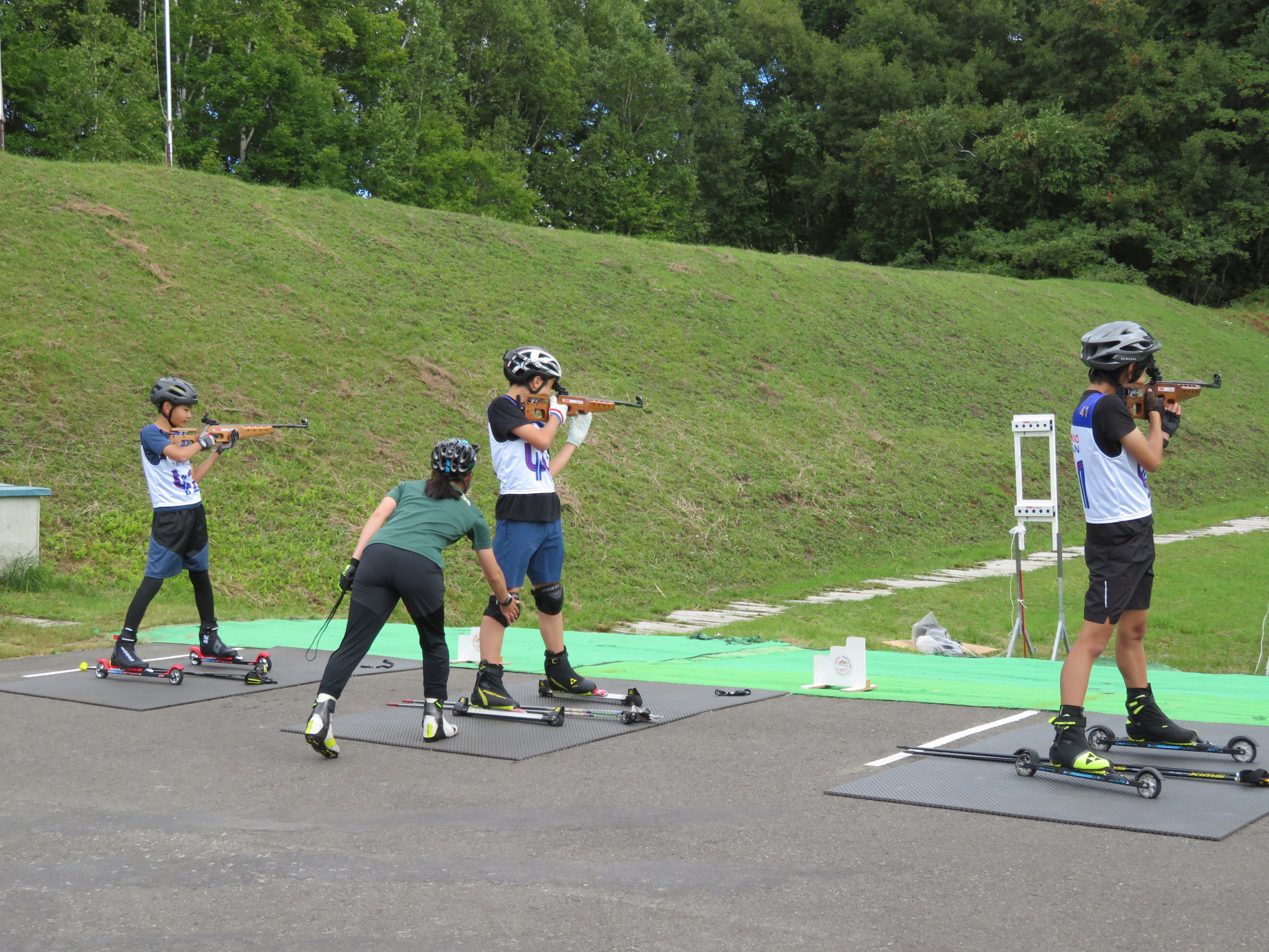 9.14 ローラースキー（またはランニング）とレーザー射撃のトレーニング 1